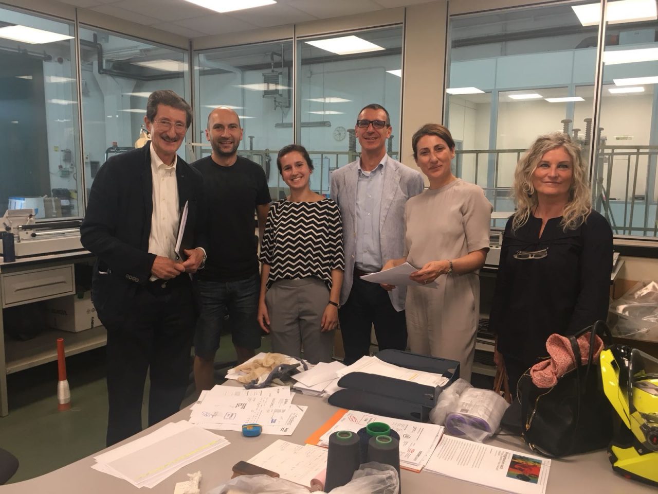 Distretto tessile, funzionari Onu in visita a Prato