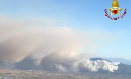 Incendio Monte Serra, fermato presunto piromane