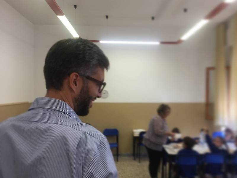 Il Sindaco a pranzo “inaugura” la nuova mensa della scuola