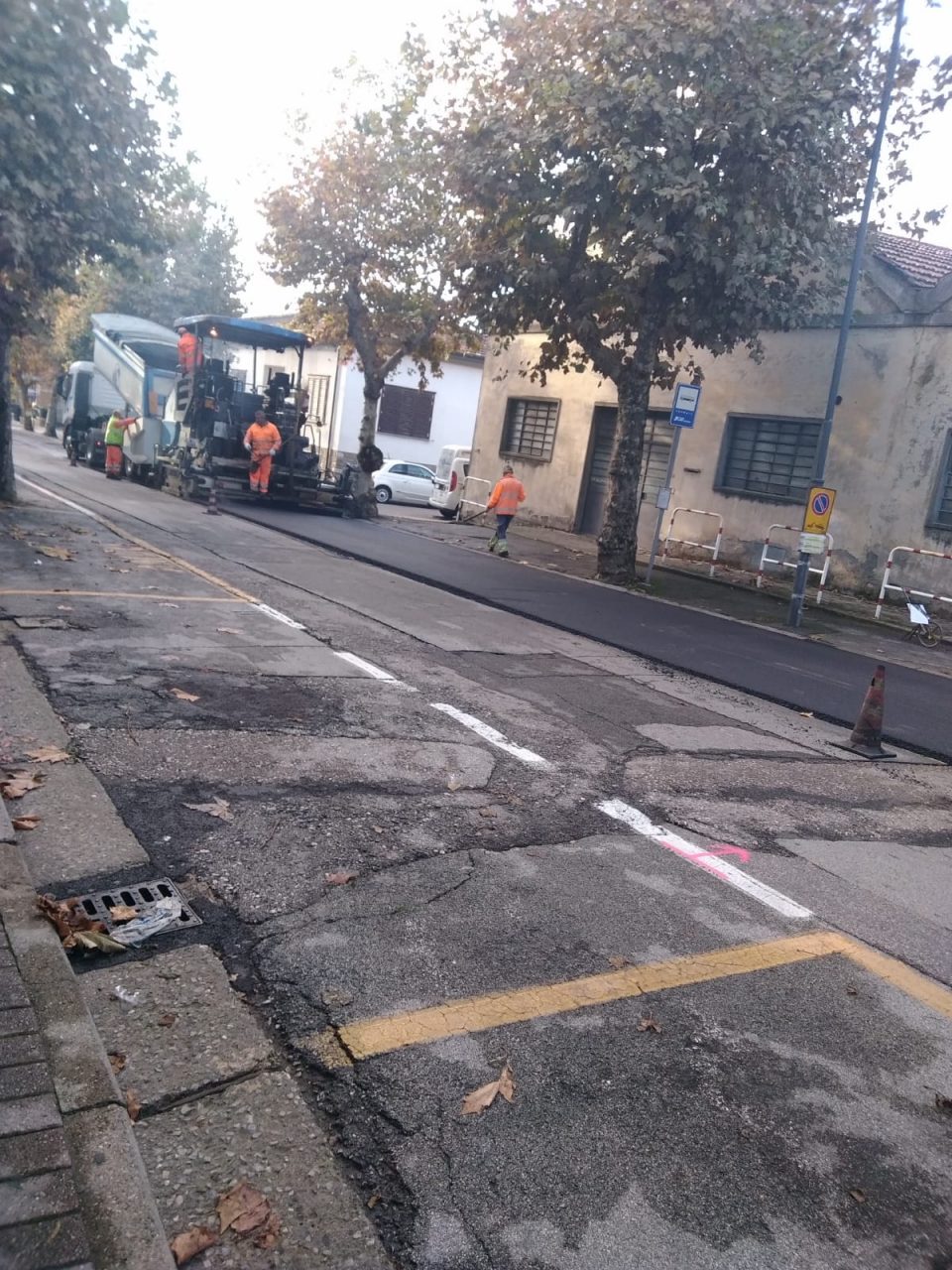 Vaiano: al via i lavori di asfaltatura sul viale Fratelli Rosselli