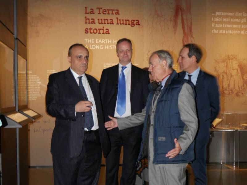 Il Ministro Bonisoli in visita agli Uffizi
