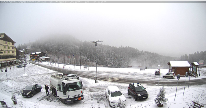 E’ arrivata la neve all’Abetone