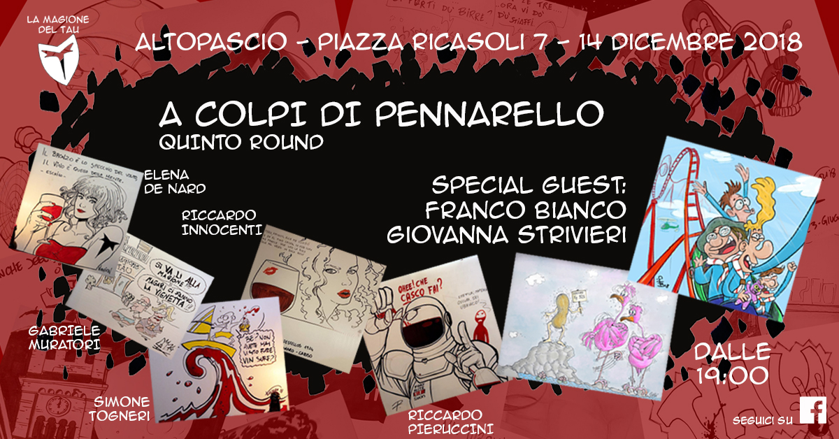 Tutto pronto per il V round di A colpi di Pennarello