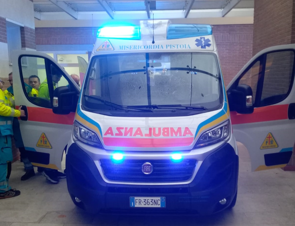 Misericordia Pistoia, inaugurata una nuova ambulanza