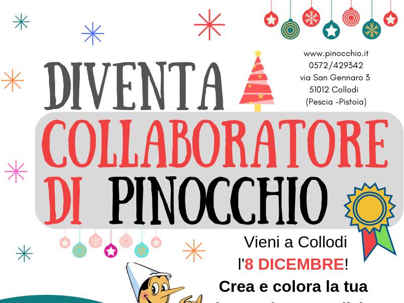 Pinocchio: tutti insieme ad addobbare il Parco