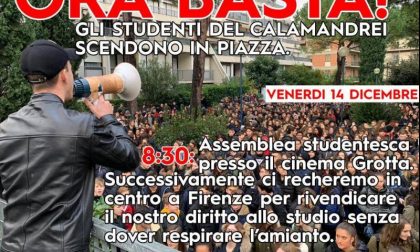 Gli studenti del Calamandrei scendono di nuovo in piazza