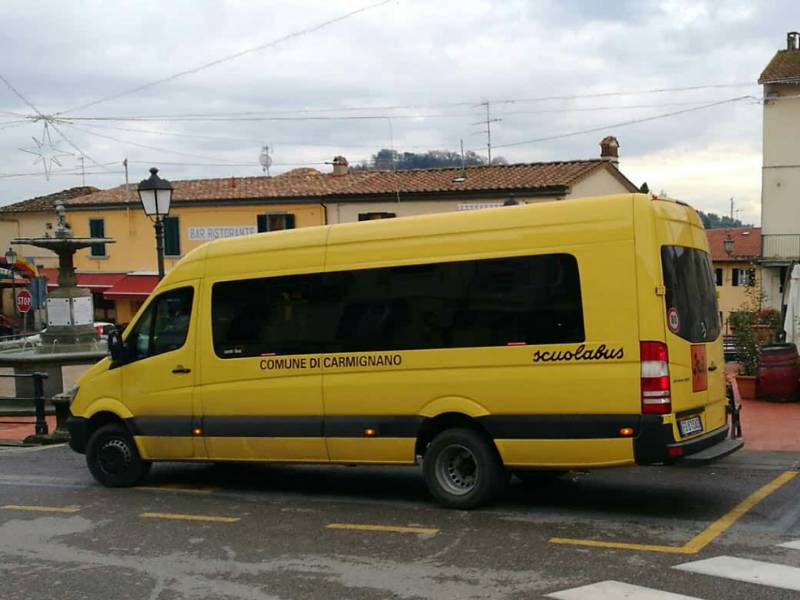 Un nuovo scuolabus a disposizione degli studenti di Carmignano