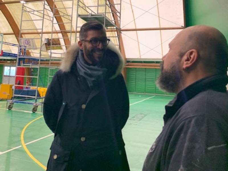 Partiti i lavori per sostituire la copertura della palestra della scuola media “Filippo Mazzei (Poggio a Caiano)