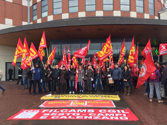 I lavoratori di Pam-Panorama in Consiglio comunale a Campi
