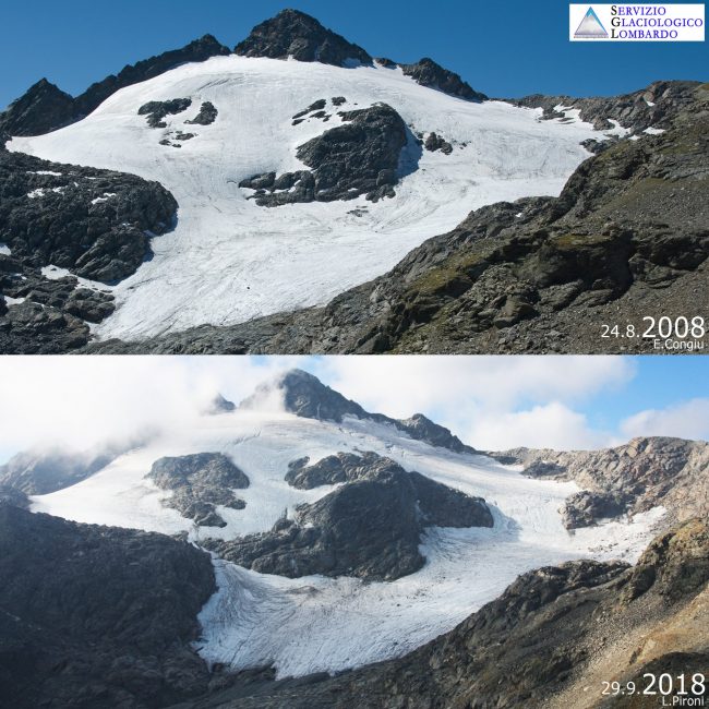 #10yearschallenge, la cruda realtà del cambiamento climatico