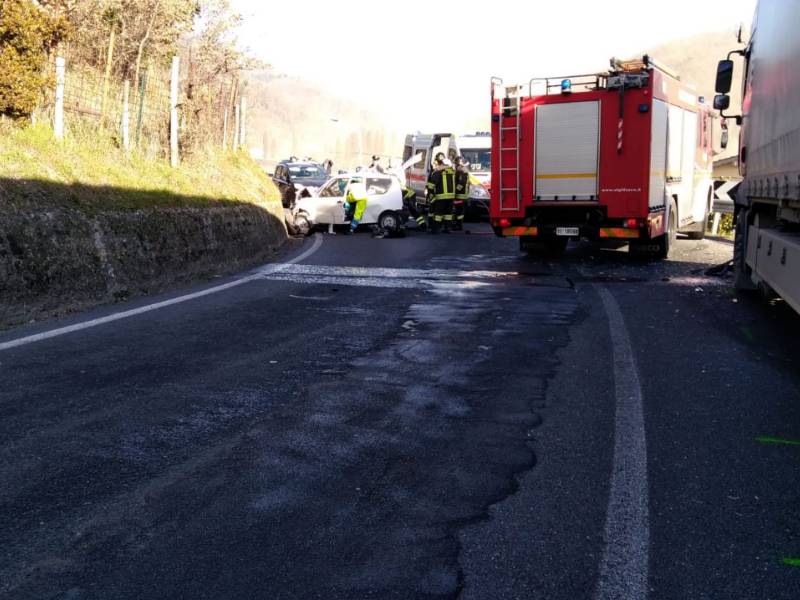 Incidente a Vaiano sulla Sr 325