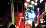 Camion a fuoco sulla A1