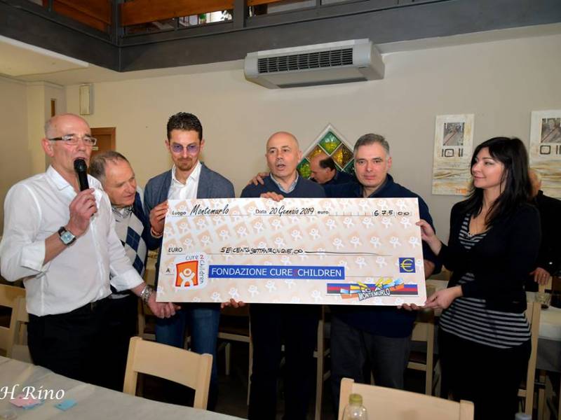 Continua l’impegno della C.A. Montemurlo a favore della Fondazione Cure2Children