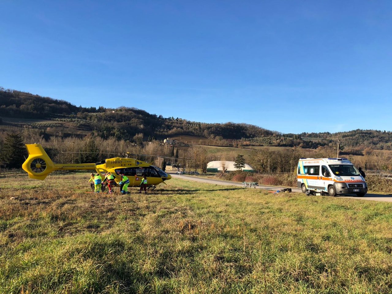 Morso da una vipera durante un’escursione ad Anghiari