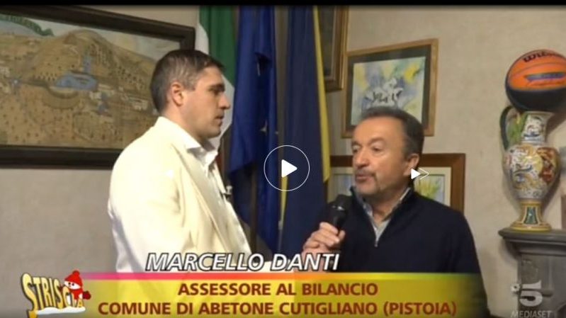 Incursione di “Striscia la notizia” ad Abetone