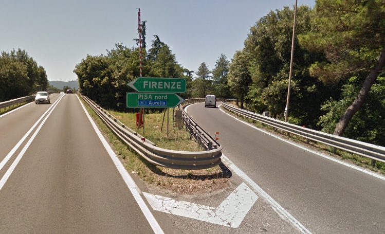 A11 Firenze Pisa Nord: chiuso per una notte il tratto Pisa Nord Lucca Est verso Firenze e l’area di servizio di “Migliarino Sud”