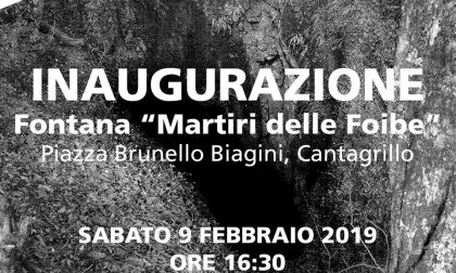 Cantagrillo, nuova fontana intitolata ai Martiri delle Foibe