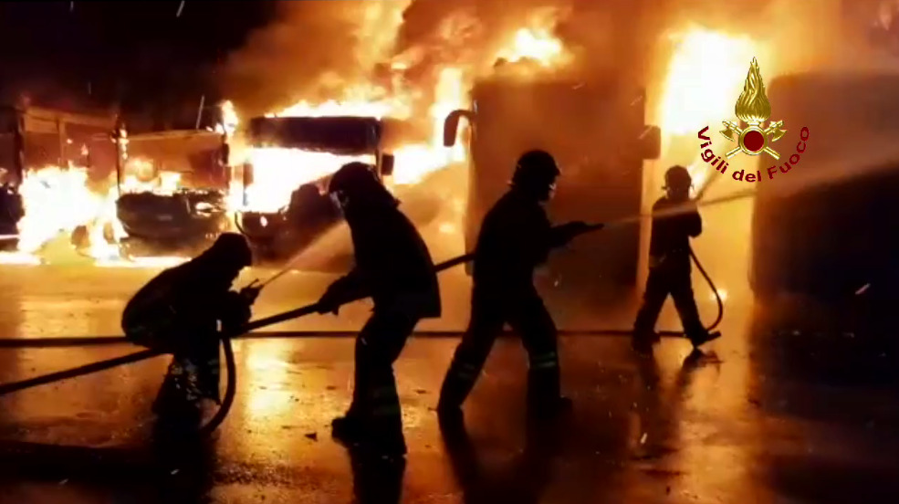 Incendio autobus Lamporecchio, le dichiarazioni della Copit