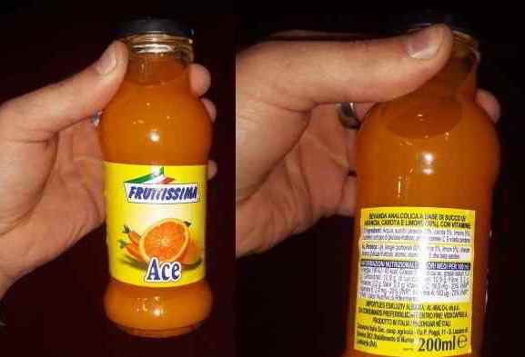 Fruttissima Ace richiamato, trovate schegge di vetro nel succo