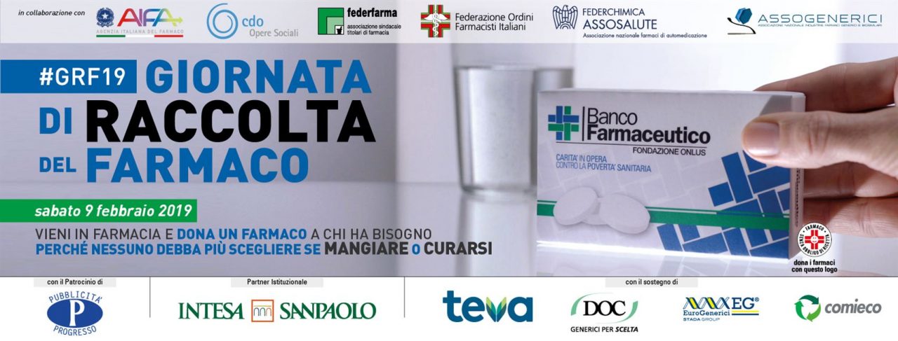 Pistoia, Giornata di Raccolta di farmaci per i bisognosi