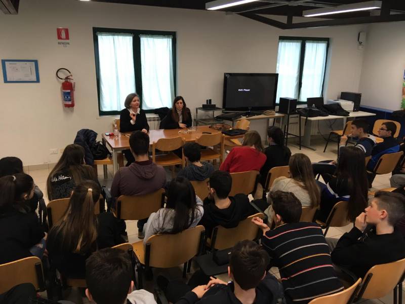 Incontro con i ragazzi delle medie di Vernio per il Giorno della Memoria