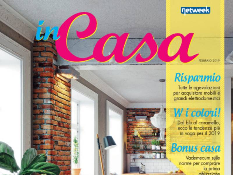 Torna la rivista inCasa in regalo con i nostri settimanali
