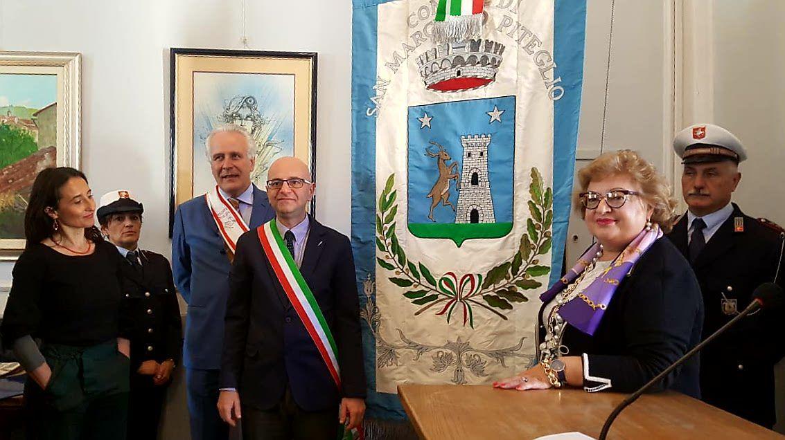 Presentato il nuovo gonfalone del Comune di San Marcello Piteglio