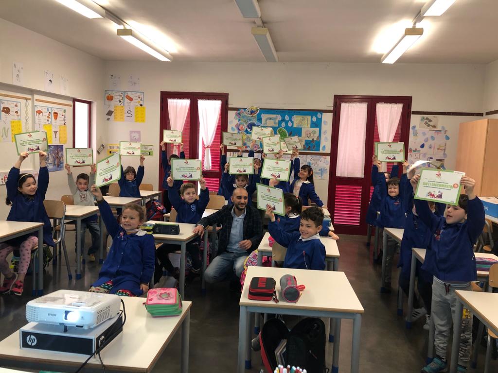 Premio Enegan alla Scuola Don Puglisi di Quarrata