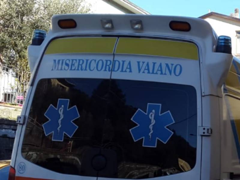 Pedone investito a Vaiano: portato a Careggi