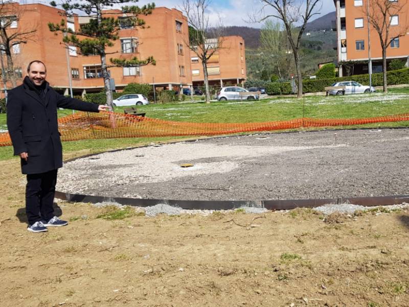 Fitness all’aria aperta nel parco di via Fermi (Montemurlo)