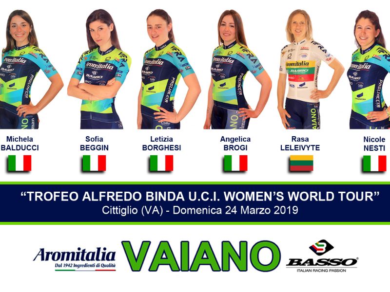 Trofeo Binda U.C.I. WWT: nuovo prestigioso impegno per la Vaiano ciclismo