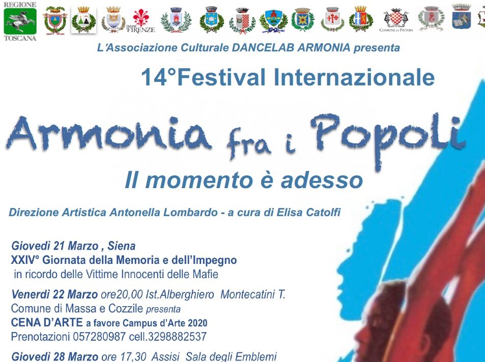 Premio Armonia fra i Popoli, sabato alle 10,30 in Municipio