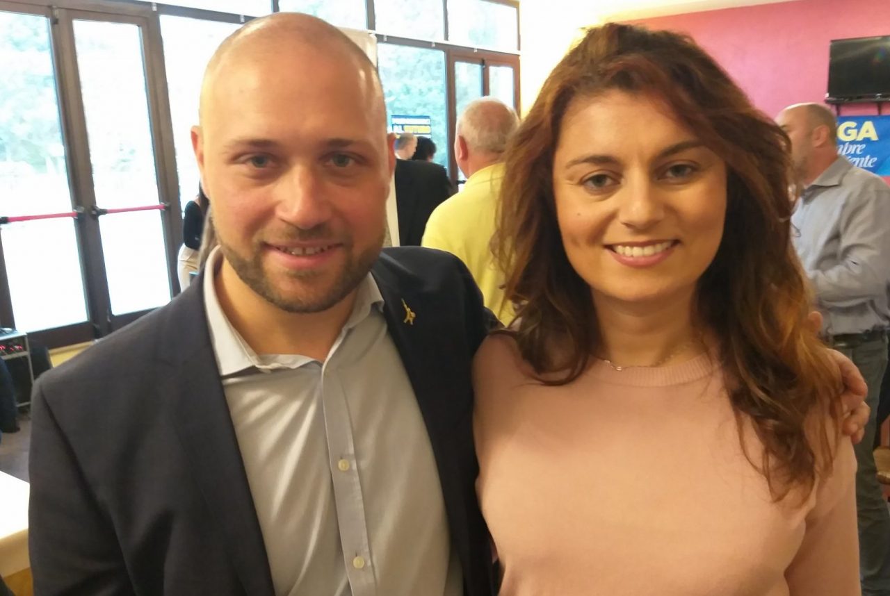 Susanna Ceccardi a Poggibonsi per sostenere Galligani VIDEO