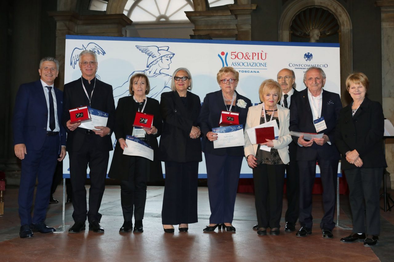 Premio Mercurio 50&Più, ecco i premiati pistoiesi