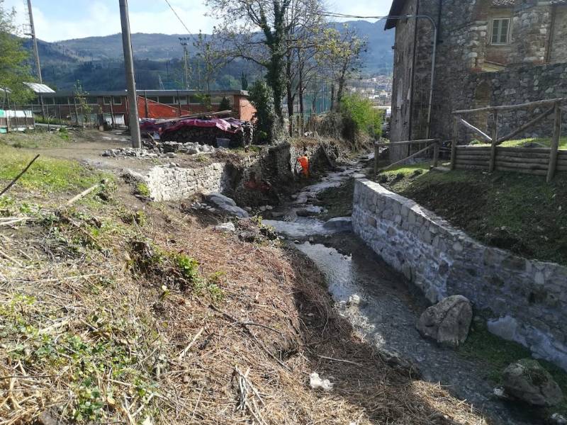 Lavori in corso al Rio dello Spinaie