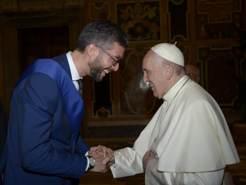Il sindaco in udienza da Papa Francesco