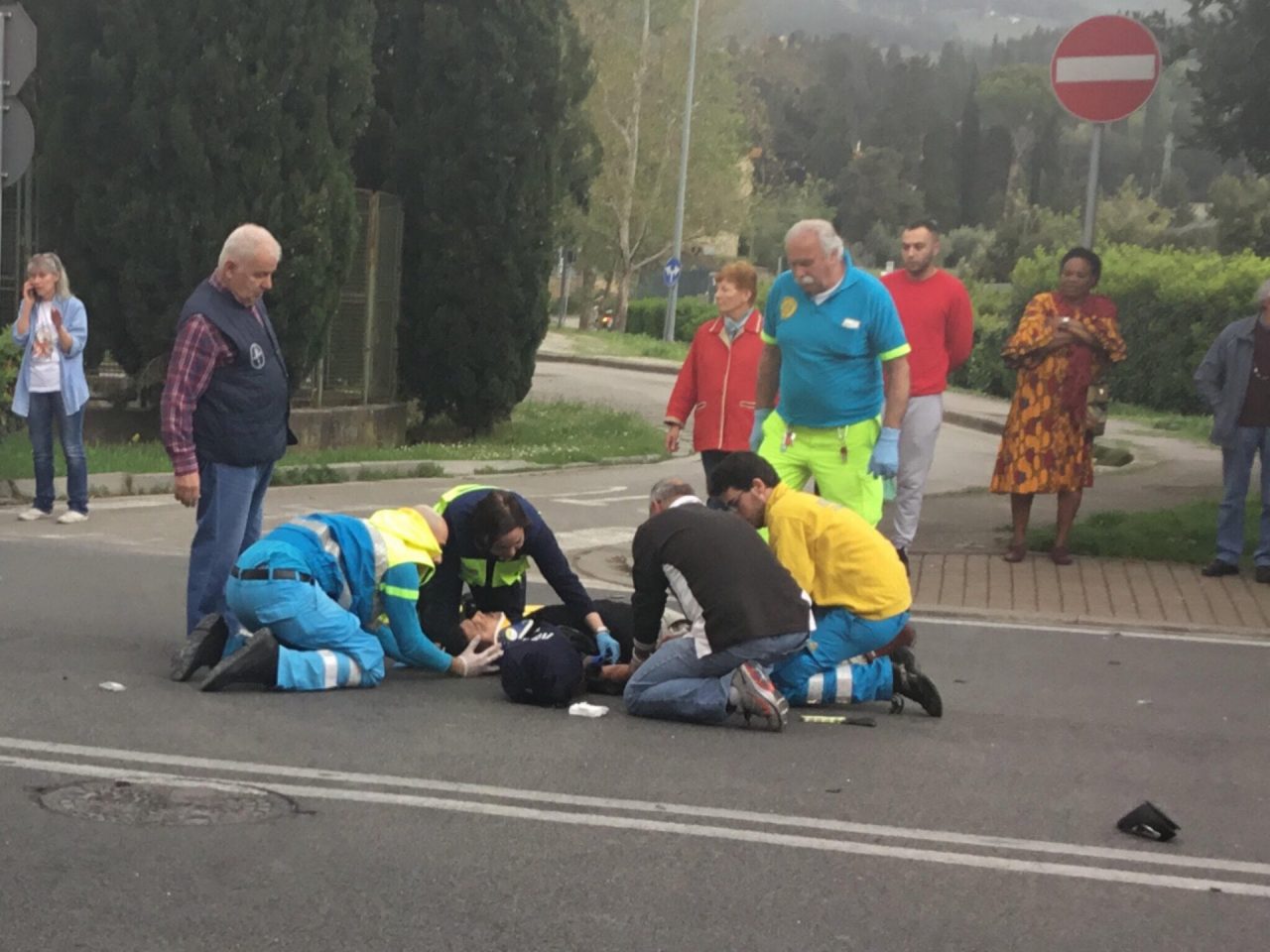 Grave incidente durante il corteo per la Liberazione
