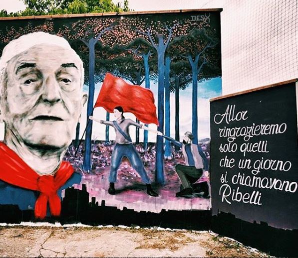 Inaugurato il murale dedicato a Silvano Sarti