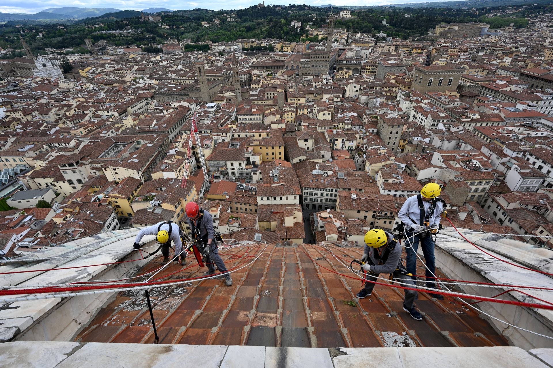 Al via i monitoraggi delle superfici esterne dei monumenti del Duomo di Firenze