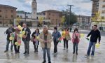 Flash mob in piazza Mazzini organizzato dalla lista "Insieme" VIDEO