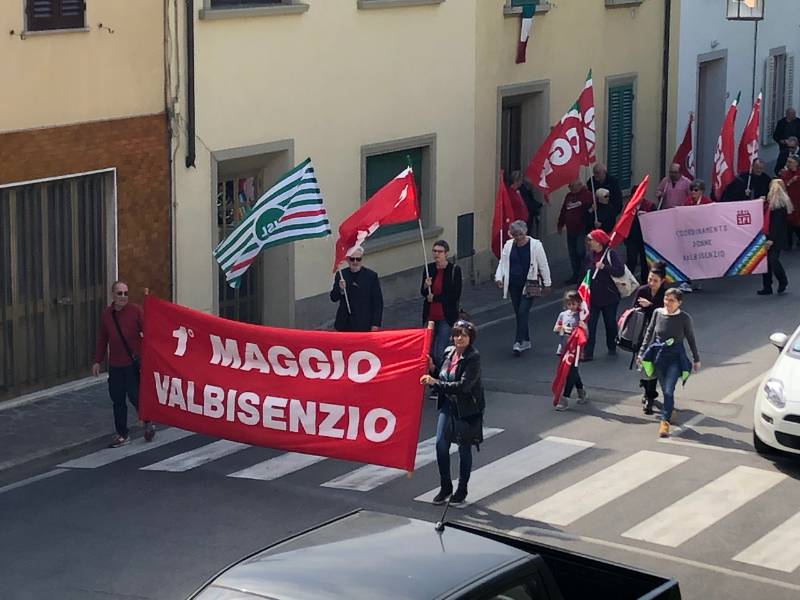 Corteo del primo maggio a Vaiano – IL VIDEO