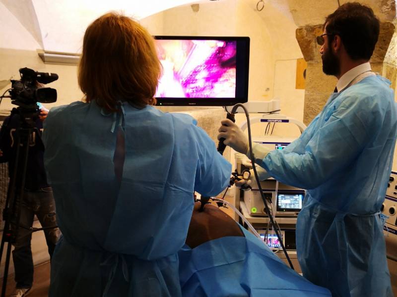 Diretta mondiale per una lezione di anatomia live 500 anni dopo Leonardo da Vinci