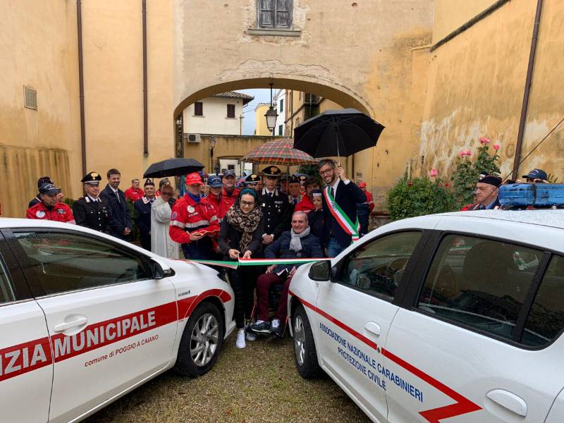 Maresciallo Giuseppe Giangrande all’inaugurazione della nuova auto dell’Anc
