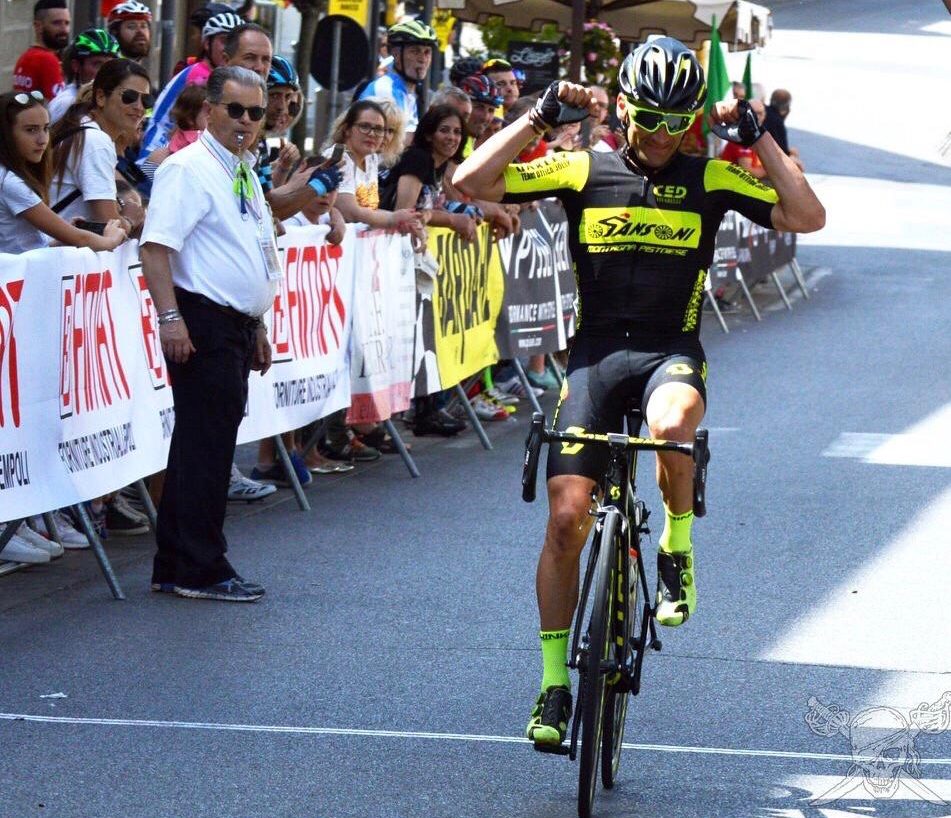 Giacomo Sansoni, di San Marcello Piteglio, ha vinto la competizione italiana di ciclismo Uisp, Amatori Strada 2019