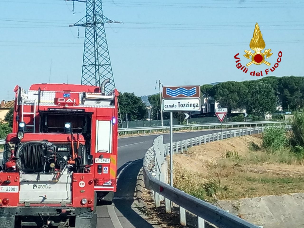 Incendio di circa 5mila metriquadri di vegetazione