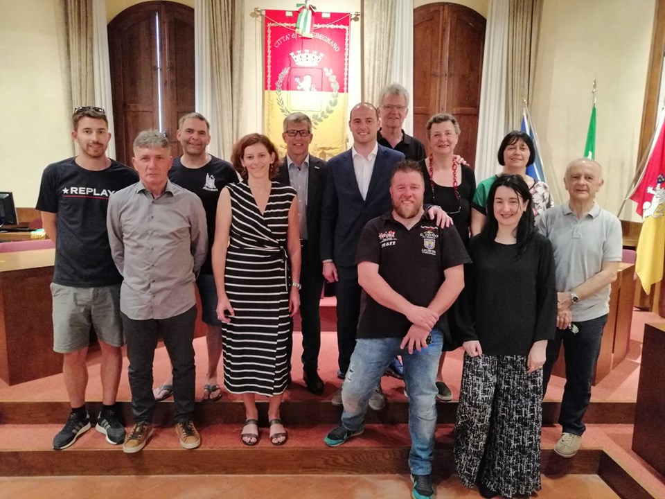 Gemellaggio San Gimignano Meersburg: il sindaco in visita nella città turrita FOTO