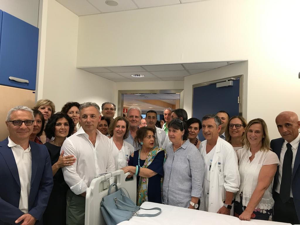 Pazienti malati di Sla, donati due macchinari al San Jacopo nell’ambito del progetto “Gughi”