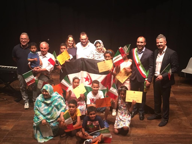 Cittadinanza onoraria simbolica per i dieci bambini saharawi