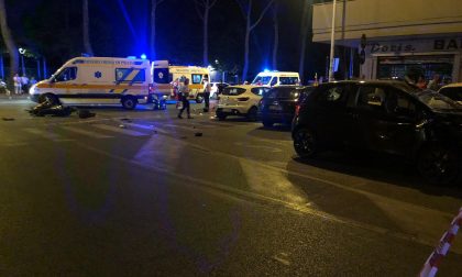 Incidente sul viale Galilei: due feriti gravi