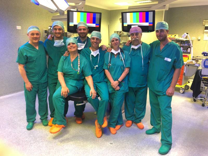 Urologia in 3D per tumore al rene. Primo intervento al Santa Maria Annunziata